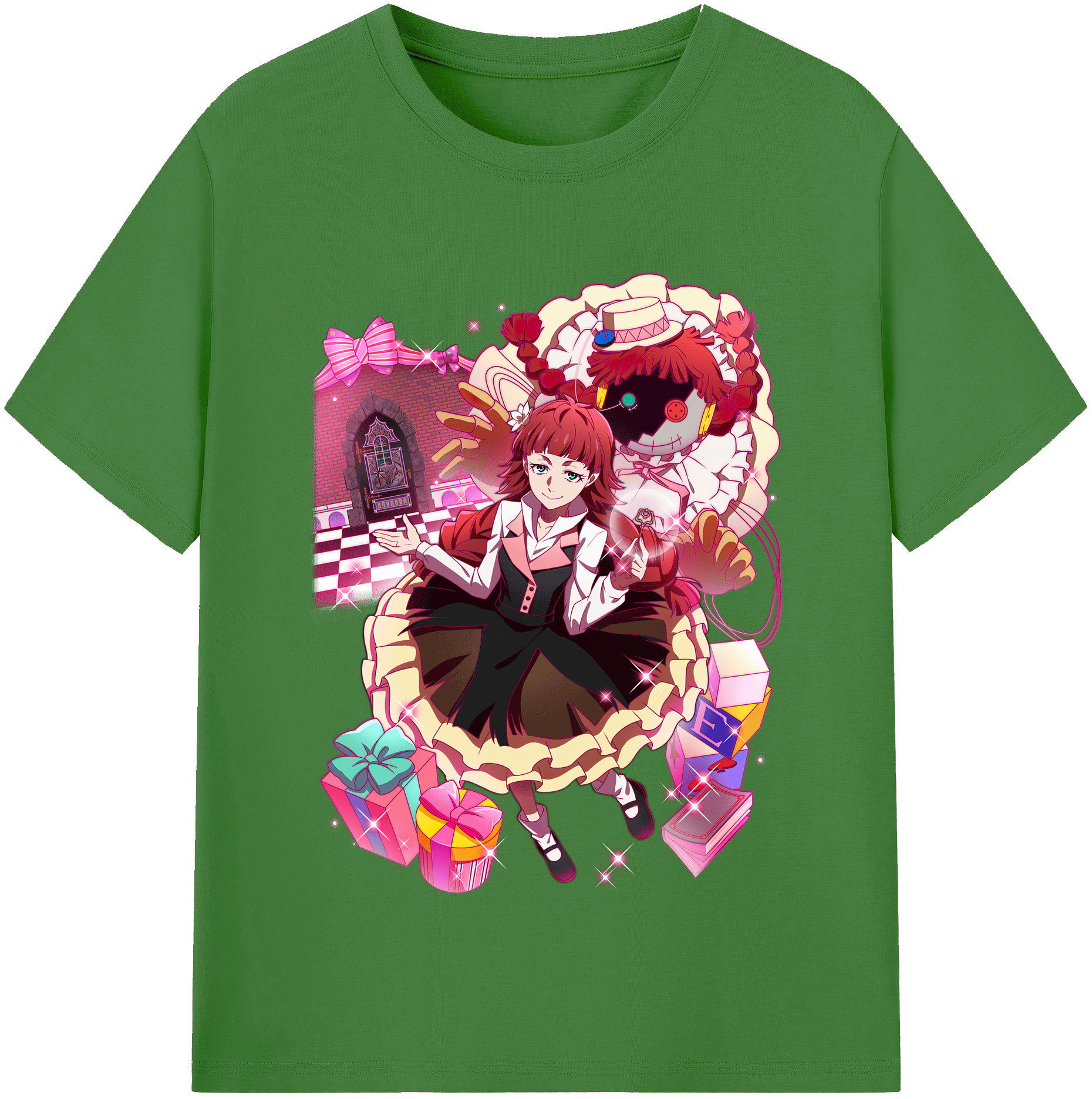 （画像用） 文豪ストレイドッグス Bungo Stray Dogs レディースカジュアルプリントTシャツ（綿100％）